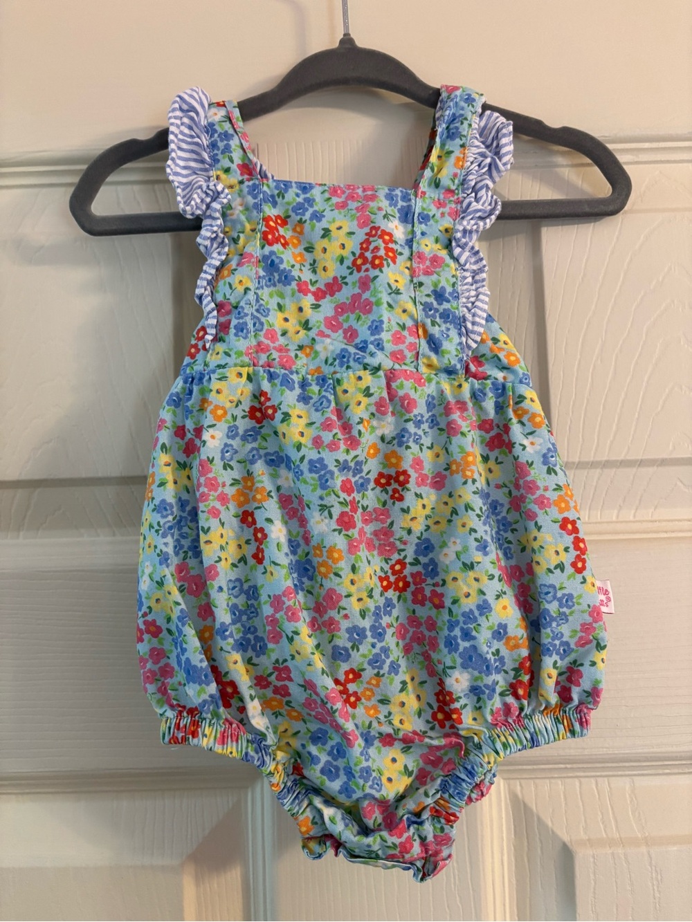Ruffle Butts Floral Bubble Romper